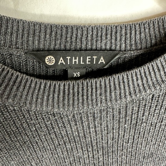 Athleta Grey Sweater - Asymmetrical - Rest Day Style Size XS - Picture 3 of 8